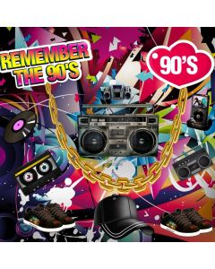 Graffiti Remeber The 90'S Video Cap Shoes Computer Printed Photography Backdrop HXB-158