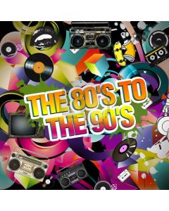 Graffiti The 80'S To The 90'S Video Cd Computer Printed Photography Backdrop HXB-159