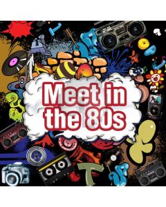 Graffiti Meet In The 80S Video Computer Printed Photography Backdrop HXB-161