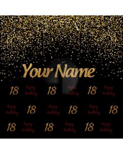 Custom 18 Birthday Computer Printed Photography Backdrop HXB-246
