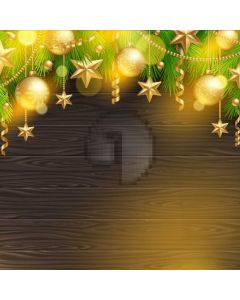 Bubble Green Gold Computer Printed Photography Backdrop HXB-247