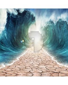 Sea Wave Road Light Computer Printed Photography Backdrop HXB-284