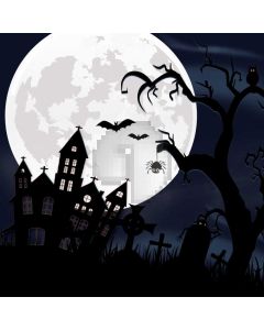 Moon House Tree Bird Computer Printed Photography Backdrop HXB-309