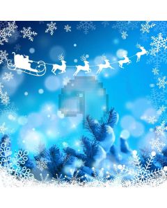 Snow Deer Grass Bubble Computer Printed Photography Backdrop HXB-313
