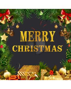 Merry Christmas Tree Presents Computer Printed Photography Backdrop HXB-315