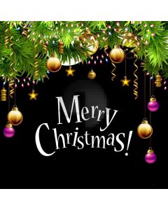Merry Christmas Tree Light Star Computer Printed Photography Backdrop HXB-321