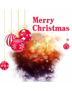 Christmas Ball Snowflake Computer Printed Photography Backdrop HXB-332