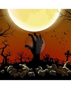 Moon Hand Tree Moon Stone Computer Printed Photography Backdrop HXB-346