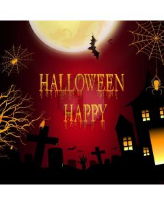 House Tree Moon Light Cross Computer Printed Photography Backdrop HXB-347