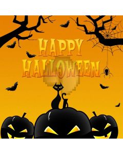 Tree Latern Bat Spiderweb Computer Printed Photography Backdrop HXB-351