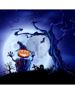 Latern Tree Moon Darkness Computer Printed Photography Backdrop HXB-355