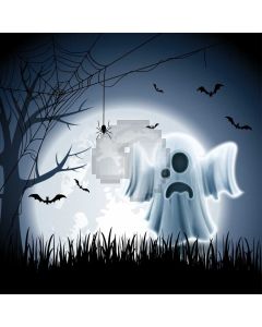 Moon Tree Grass Bat Computer Printed Photography Backdrop HXB-359