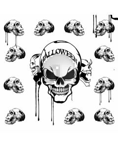 Horrible Skull Computer Printed Photography Backdrop HXB-369