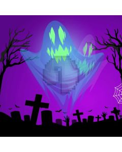 Cross Ghost Light Tree Computer Printed Photography Backdrop HXB-372