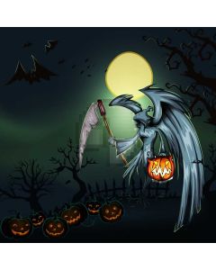 Moon Lantern Tree Bat Computer Printed Photography Backdrop HXB-385