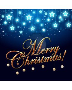 Merry Christmas Star Computer Printed Photography Backdrop HXB-388