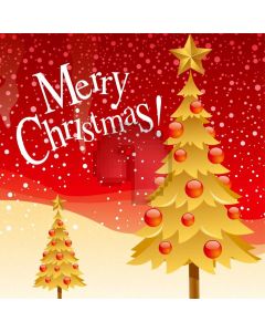 Christmas Tree Ball Snow Computer Printed Photography Backdrop HXB-391