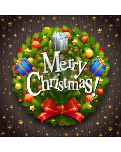 Merry Christmas Present Ball Computer Printed Photography Backdrop HXB-395