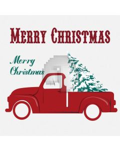 Christmas Car Tree Computer Printed Photography Backdrop HXB-412