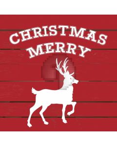 Christmas Deer Red Computer Printed Photography Backdrop HXB-413