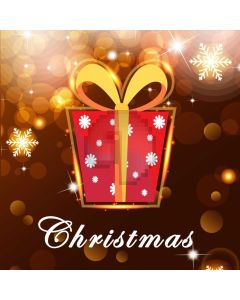 Christmas Present Snowflake Bubble Computer Printed Photography Backdrop HXB-431