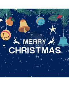 Christmas Sock Ball Small Bell Plant Computer Printed Photography Backdrop HXB-446