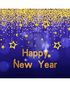 New Year Star Bubble Computer Printed Photography Backdrop HXB-451