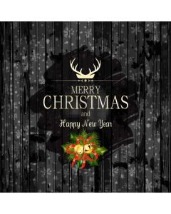 Christmas Small Bell Wood Wall Computer Printed Photography Backdrop HXB-453