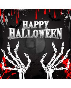 Blood Skeleton Hands Computer Printed Photography Backdrop HXB-460
