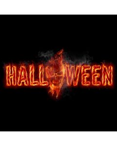 Black Fire Halloween Computer Printed Photography Backdrop HXB-471