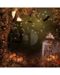 Tomb Tree Lantern Flower Computer Printed Photography Backdrop HXB-474