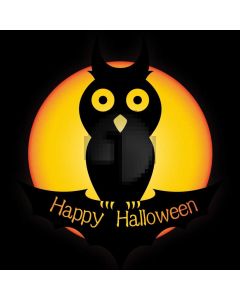 Owl Moon Halloween Black Computer Printed Photography Backdrop HXB-502