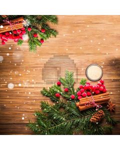 Leaves Flower Wood Snow Spot Computer Printed Photography Backdrop HXB-569