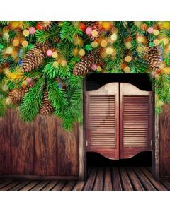 Ball Plant Door Wood Floor Computer Printed Photography Backdrop HXB-572