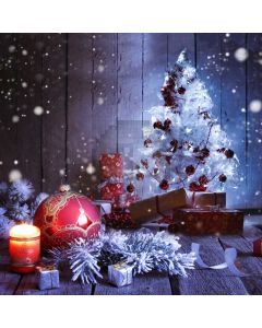 Tree Plant Candle Ball Wood Computer Printed Photography Backdrop HXB-585