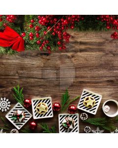 Plant Flower Wood Ball Computer Printed Photography Backdrop HXB-629