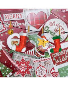 Sock Snowflake Tree Heart Computer Printed Photography Backdrop HXB-643
