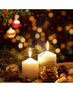 Candle Ball Plant Colour Spot Computer Printed Photography Backdrop HXB-731