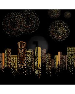 Building Light Night Sky Computer Printed Photography Backdrop HXB-743