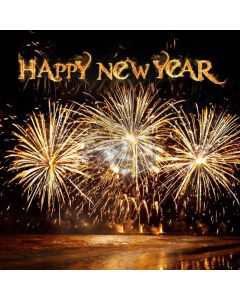 Firework Night Road Computer Printed Photography Backdrop HXB-770