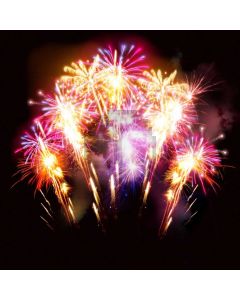 Firework Colour Night Black Computer Printed Photography Backdrop HXB-771