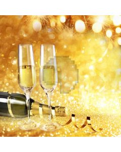 Glasses Wine Yellow Sunshine Computer Printed Photography Backdrop HXB-821