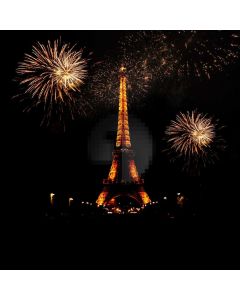 Firework Tower Darkness Computer Printed Photography Backdrop HXB-823