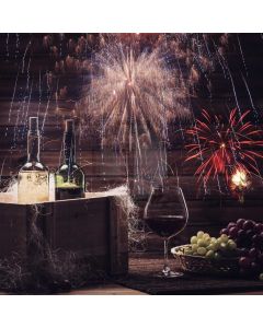 Firework Wine Grape Computer Printed Photography Backdrop HXB-849
