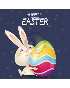 Rabbit Egg Computer Printed Photography Backdrop HXB-864