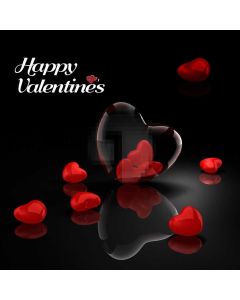 Heart Computer Printed Photography Backdrop HXB-890