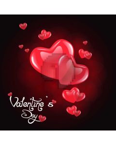 Heart Letter Computer Printed Photography Backdrop HXB-896