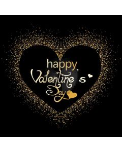 Heart Shimming Gold Computer Printed Photography Backdrop HXB-898