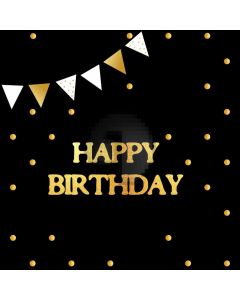 Birthday Ribbon Spot Computer Printed Photography Backdrop HXB-966