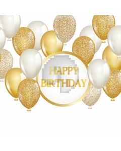 Birthday Balloon Computer Printed Photography Backdrop HXB-969